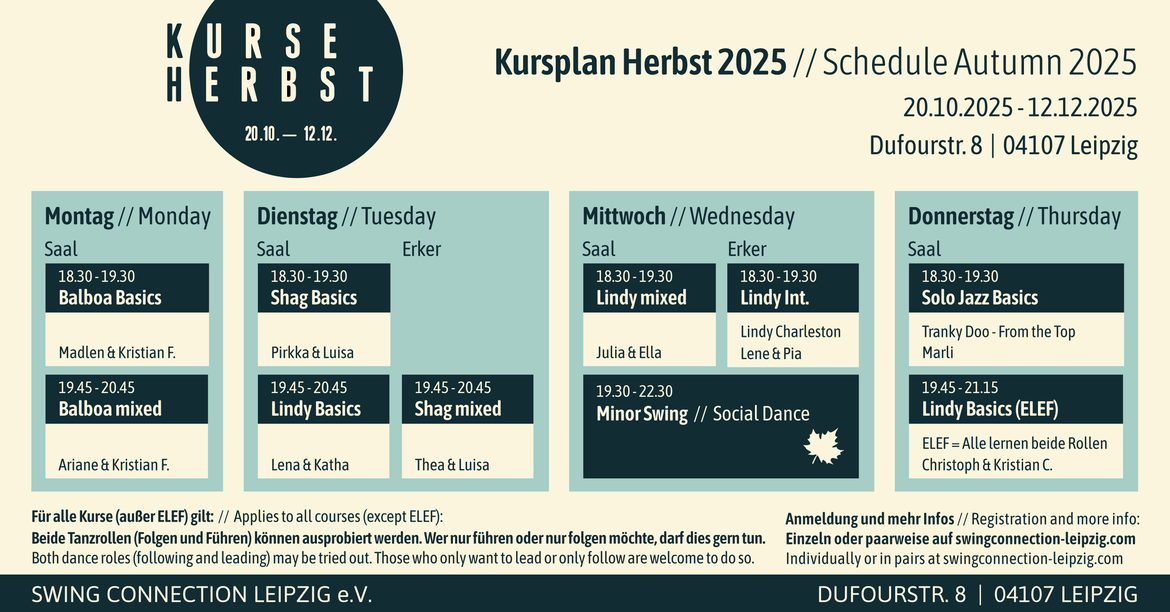 SCL Kursrunde Herbst 2025
